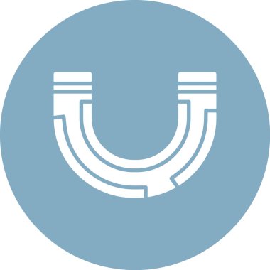 Tek bir izole simgenin vektör illüstrasyonu