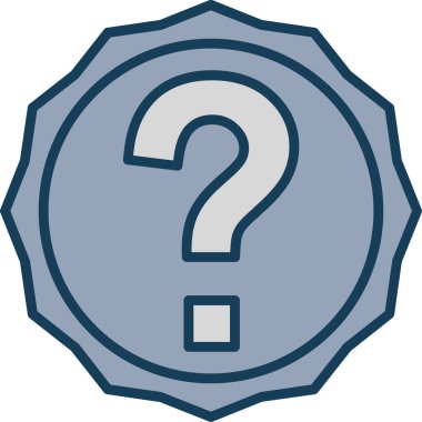 soru simge vektör çizim