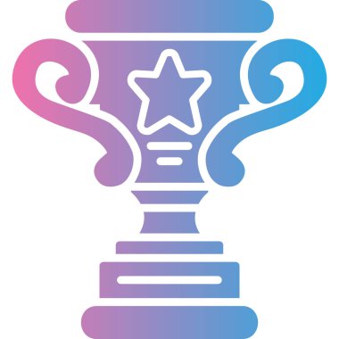 Kupa. Web simgesi basit tasarım