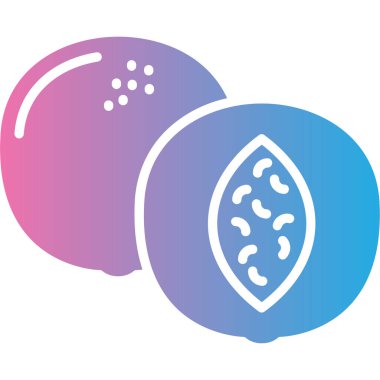 Meyve. Web simgesi basit illüstrasyon