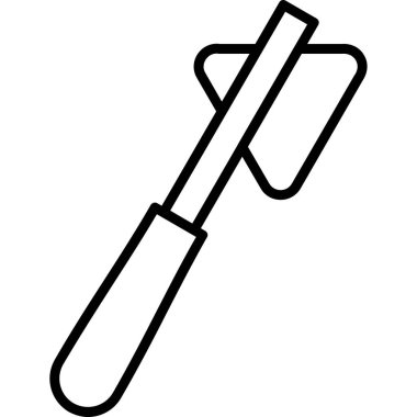 termometre web simgesi, basit illüstrasyon