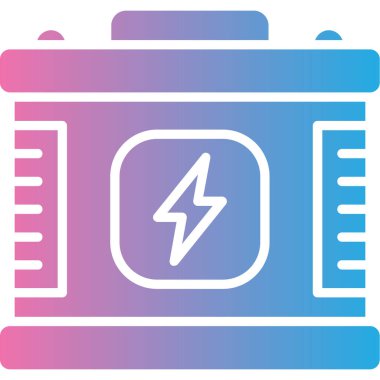 pil simgesi, modern vektör illüstrasyon tasarımı