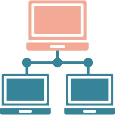 şebeke. Web simgesi basit illüstrasyon