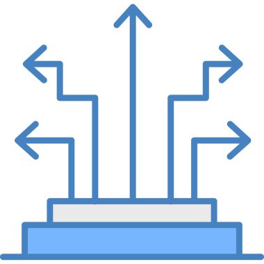 Modern bir simgenin vektör illüstrasyonu