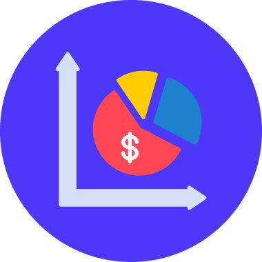 İş grafiği vektör basit illüstrasyon