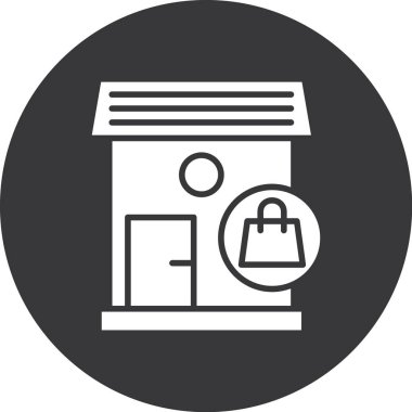 Alışveriş sepeti simgesinin vektör illüstrasyonu