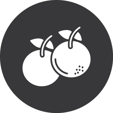 Meyve. Web simgesi basit illüstrasyon