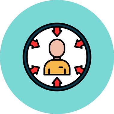 kullanıcı. Web simgesi basit illüstrasyon