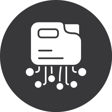 Cpu simge vektör illüstrasyonu