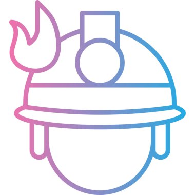 Şapka simgesi vektör illüstrasyonu