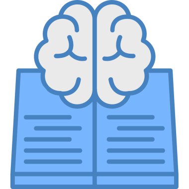 Beyin fikri. Beyin simgesi.