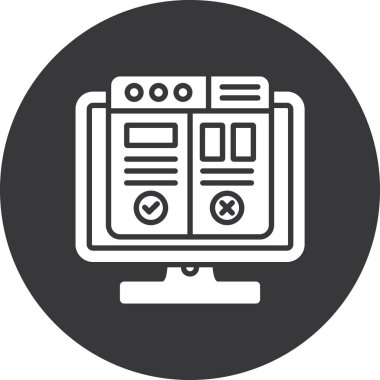 tarayıcı ağ simgesi izole edildi