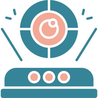 Radyo simgesinin vektör illüstrasyonu