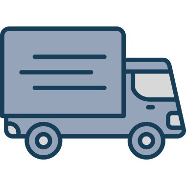 araba teslimatı simgesi - taslak biçimi