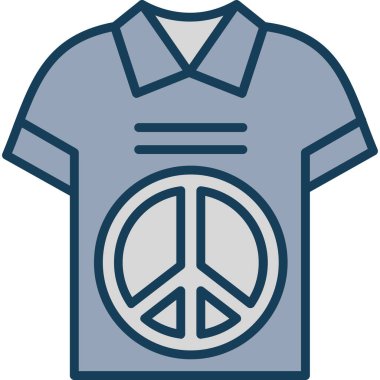 Barış sembolü. Basit tasarım