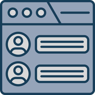 veritabanı. Web simgesi basit illüstrasyon