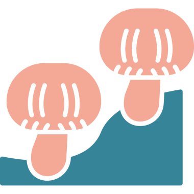 Yemek. Web simgesi basit illüstrasyon