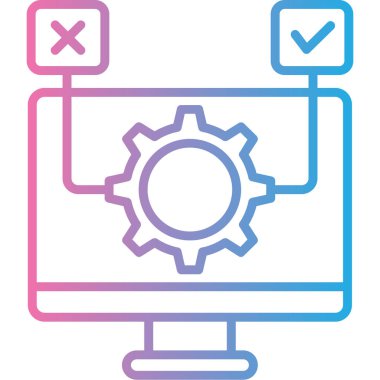 Modern simgenin vektör illüstrasyonu