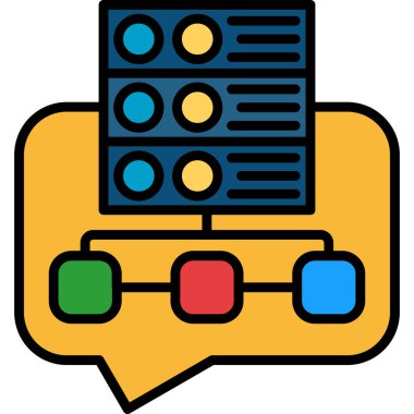 iş yönetimi simgesi, vektör illüstrasyonu