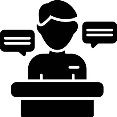 Müşteri servisi. Basit resimleme