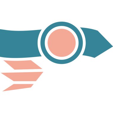 roket düz vektör simgesi