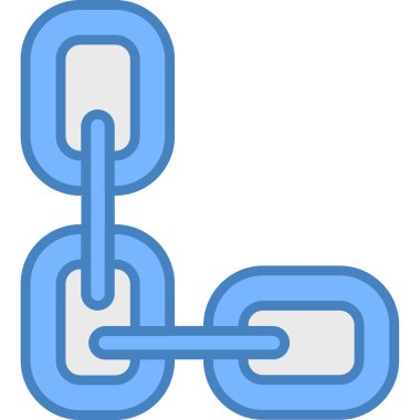 zincir linki vektör simgesi düzenlenebilir vuruş