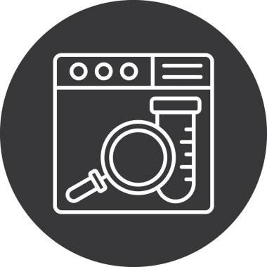 Modern simgenin vektör illüstrasyonu