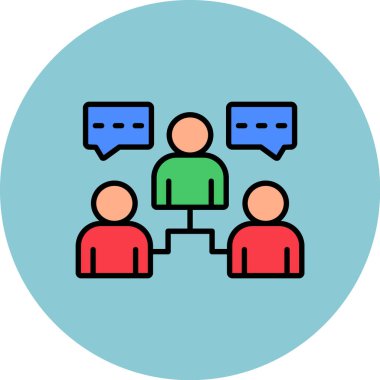 Kişisel ve ticari kullanım için iş vektörü simgesi simgesi vektör çizimi..