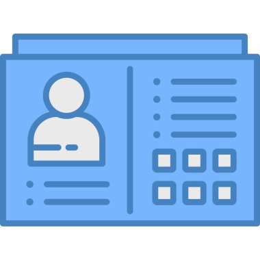 Hesap kullanıcı profili simgesi doldurulmuş ana hatlar biçiminde