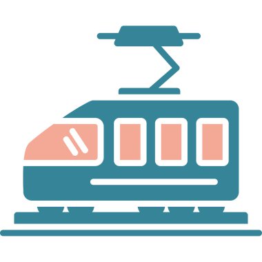 tren taşıma simgesi vektör illüstrasyonu