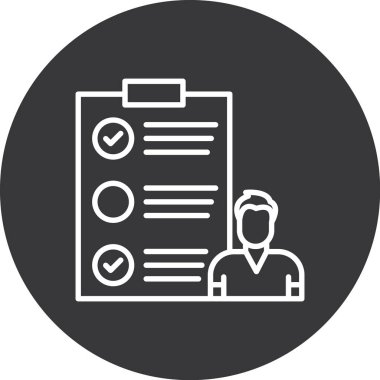 iş simgesi vektör illüstrasyonu