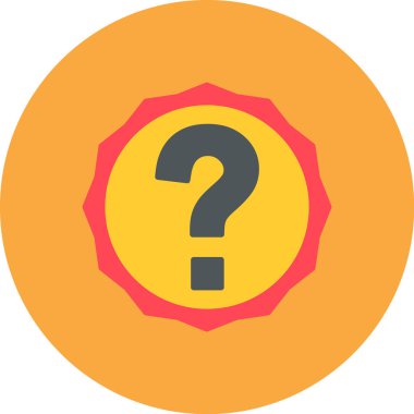 Soru işareti vektör illüstrasyonu