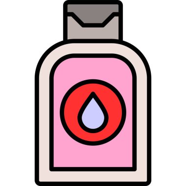 Parfüm simgesi, vektör illüstrasyonu