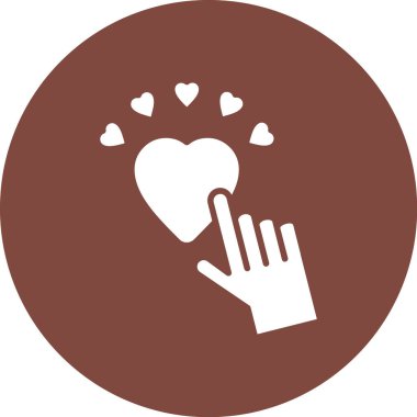 kalp simgesi, vektör illüstrasyonu