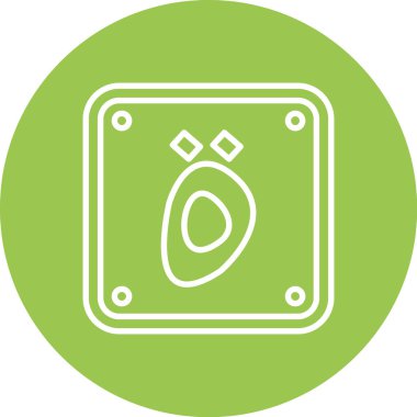 güzel ve eşsiz vektör çizgisi simgesi