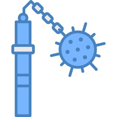 Coronavirus covid 119 simgesi satır biçimi