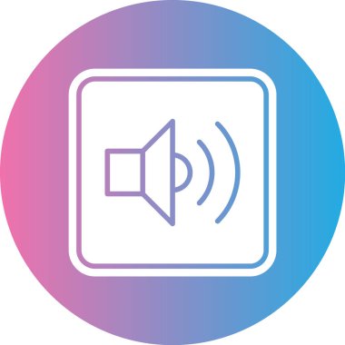 Vektör müzik simgesi illüstrasyonu