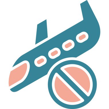 Uçak. Web simgesi basit illüstrasyon