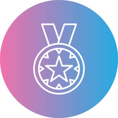 Ödül. Web simgesi basit illüstrasyon