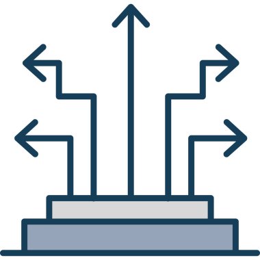 Modern bir simgenin vektör illüstrasyonu