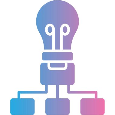 Web ve mobil için vektör lamba simgesi