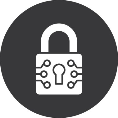 ikon vektör illüstrasyonunu kilitle