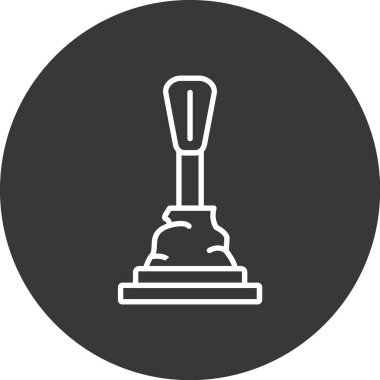 Modern simgenin vektör illüstrasyonu