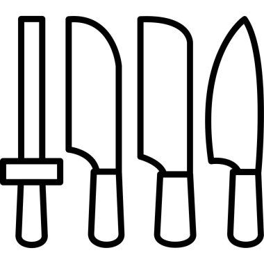 Balta simgesi. Web için balta vektör simgelerinin özet çizimi