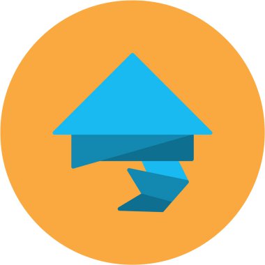 ok düz renkli simge.