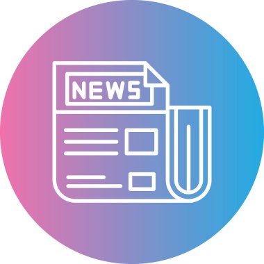 haber simgesi vektör illüstrasyonu