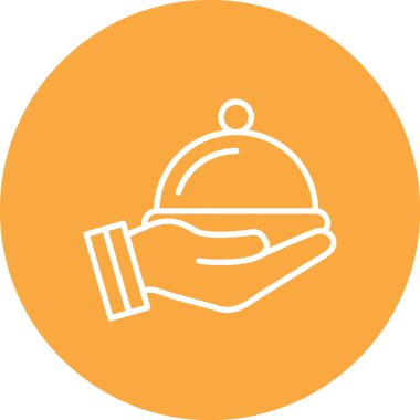 Şef Şapka simgesi, vektör illüstrasyonu