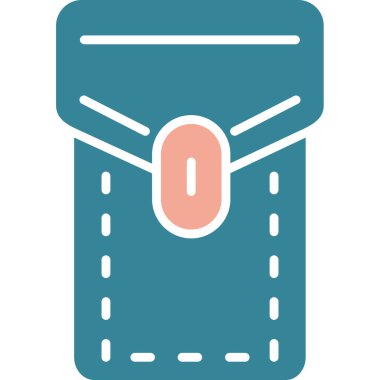 Tek bir simgenin vektör illüstrasyonu