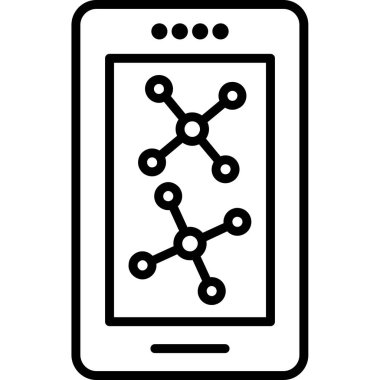 mobil simge vektör illüstrasyonu