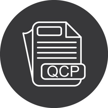 dosya biçimi simgesi, vektör illüstrasyonu